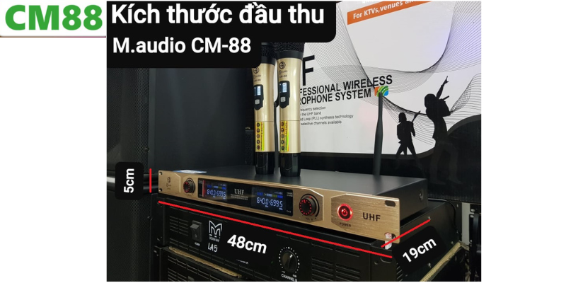 Giới thiệu tổng quan về Micoro không dây CM-88